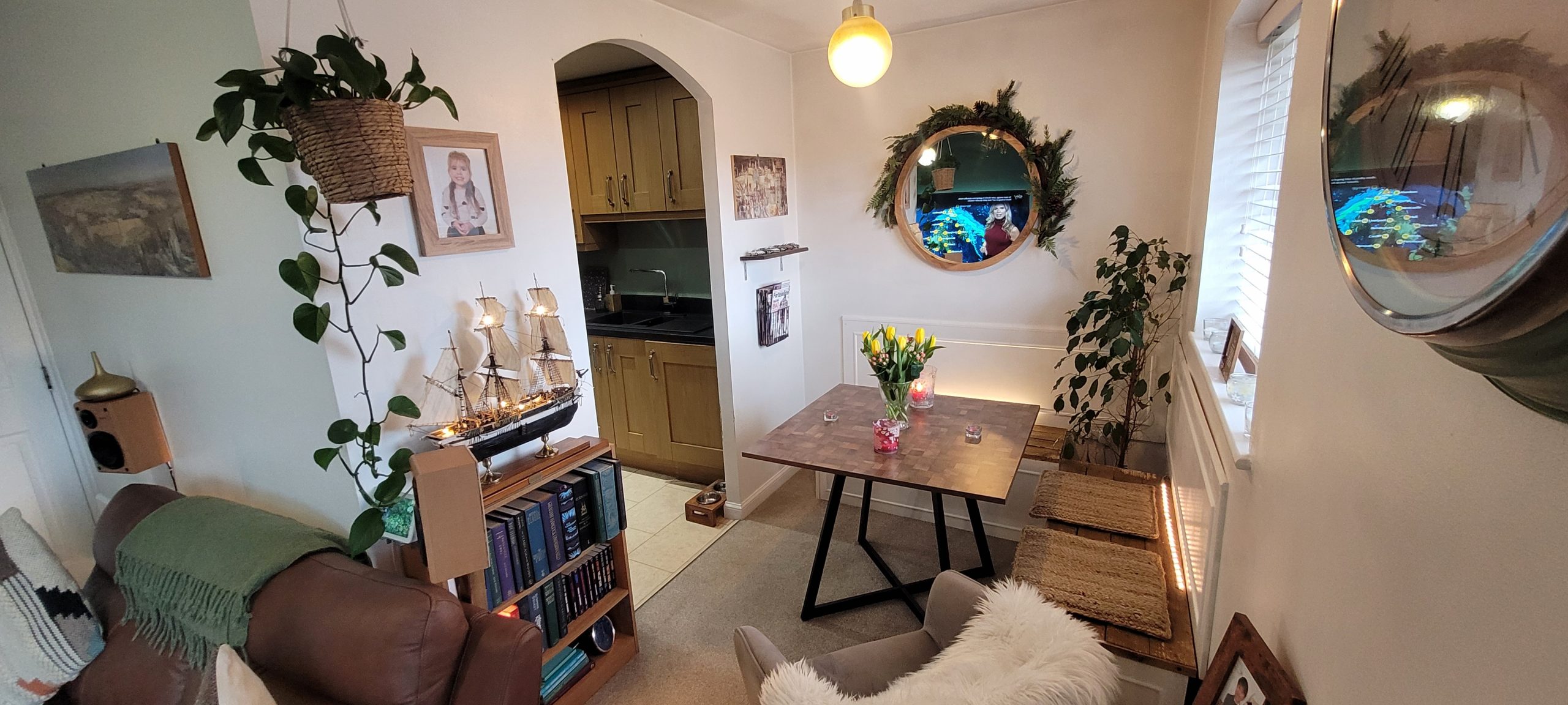 View towards the dining area